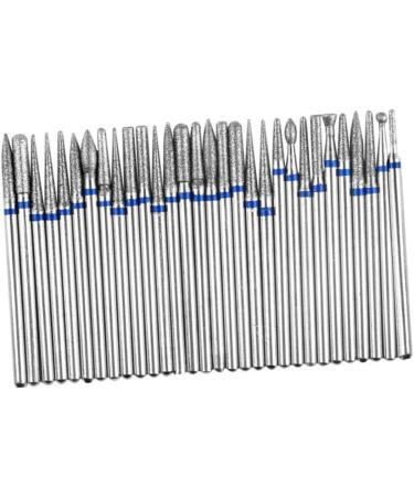 FRCOLOR 30pcs Nail Drill Tips Nail Art Tool Kit Manicure Drill Bits Diamond Drill Bits Manicure Tools and Equipment Nail Drill Bits Nail Grinding Head Sanding Removal Tool Clean - Buy Online on SooperMarket.com