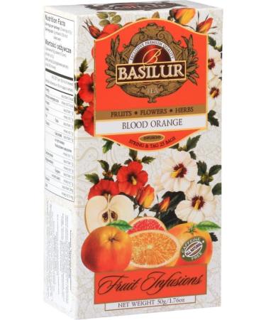 Fruit Infusion - Blood Orange Tea x (4) - 25 Bags Per Box - Traditional Herbal Tea - Buy Online on SooperMarket.com
