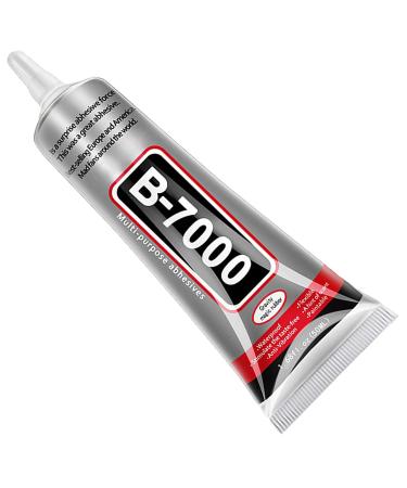 B7000 Jewelry Glue for Jewelry Making, FITTDYHE 1PCS 50ML/1.69 fl oz Clear Glue Rhinestone Clear Glue Fabric Glue, Multipurpose Super Adhesive B-7000 Glue for Phone Repair Nail Art Wood Glass Charms 1pcs 50ml/ pcs