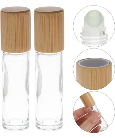 PACKOVE 10pcs 10ml Glass Roller Bottles - Refillable Essential Oil & Perfume Containers - Ideal for Cosmetics & Travel - Buy Online on SooperMarket.com