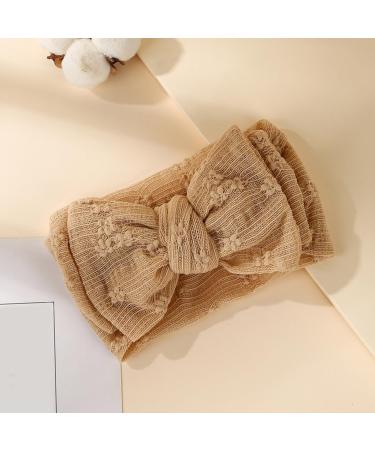 JSGHGDF Double Layer Butterfly Knot Headband for Baby Girls Lace Mesh Hair Ribbon Headwear with Delicate Lace Detailing Mint Green - Buy Online on SooperMarket.com