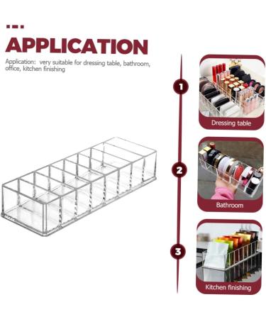 Baluue Box Makeup Storage Box Makeup Organzier Eye Shadow Holder Cosmetics Rack Cosmetic Rack Blush - Buy Online on SooperMarket.com