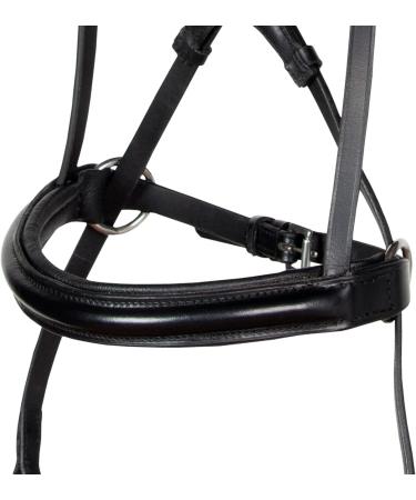 Heinick-Reitsport Black Bitless Bridle | Glow Series Crossunder for Thoroughbreds | International Shipping Available - Buy Online on SooperMarket.com