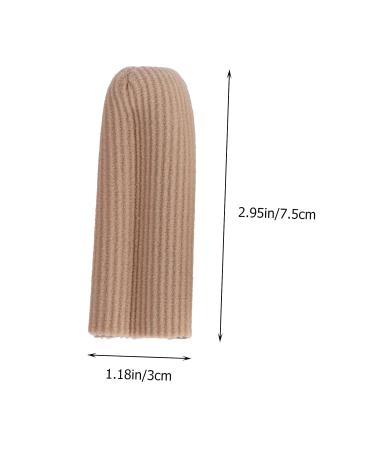 Healeved 2 Pairs Finger Guard Silicone Gel Protector Sleeves for Finger and Toe - Makeup Pearlescent - Buy Online on SooperMarket.com