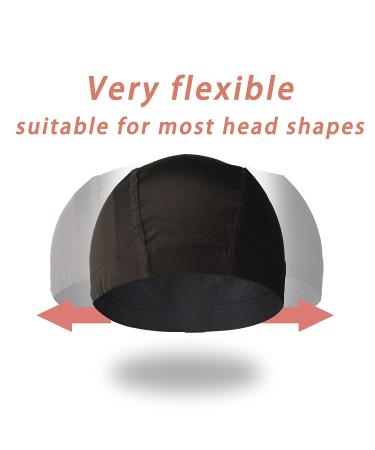 Wig Caps for Wig Making - 6 Pack Stretchable Ice Silk Cooling Dome Caps for Lace Front Wigs - Buy Online on SooperMarket.com