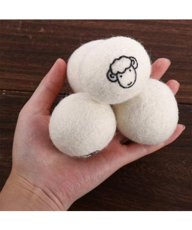 Vctitil 8 Pack Wool Dryer Balls - Eco-Friendly Laundry Balls for Reduced Static & Wrinkles | Fabric Softener & Time Saver | 1.96 inch - Buy Online on SooperMarket.com