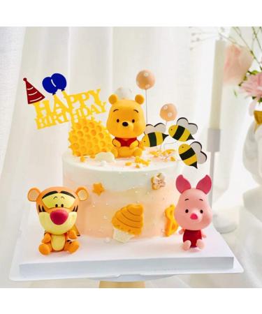 MEMOVAN Winnie The Pooh Cake Topper - Mini Figurines Collection for Kids Birthday and Baby Shower Party Supplies - Buy Online on SooperMarket.com