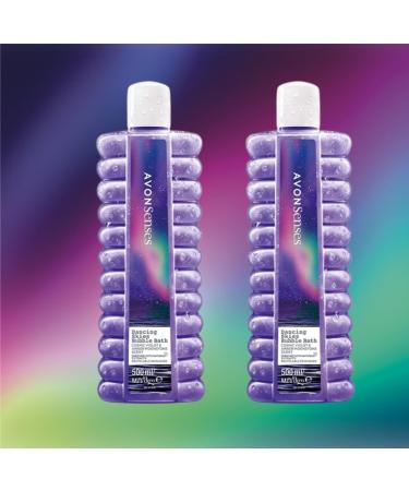 Dancing in Skies Bubble Bath Set - 2 Bottles x 500ml Mean's Double The Bliss of Luxury. Each"Infused with The Scent of Cosmic Violet and Amber Moonstone - Buy Online on SooperMarket.com