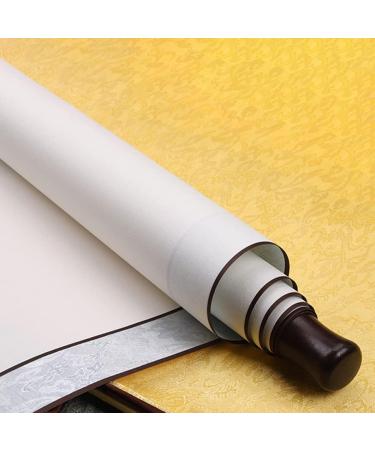 STOBOK 2pcs Blank Rice Paper Scroll Decked Accessories Quill Household Blank Scroll Office Set Wall Hanging Silverx2pcs 1.5X40X117CMx2pcs - Buy Online on SooperMarket.com
