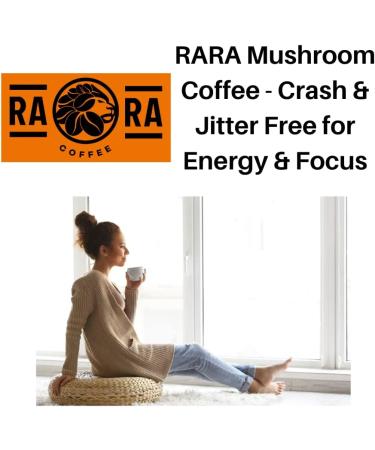 RARA CALMING Instant Arabica Coffee with Ashwangandha Mushroom Coffee Blend - 50g - Buy Online on SooperMarket.com