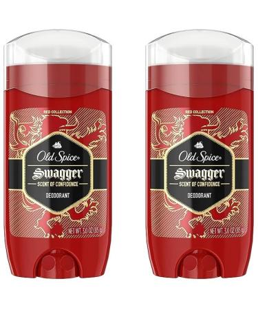 Old Spice Aluminum Free Deodorant for Men Swagger Lime & Cedarwood Scent Red Collection 3 Oz (Pack of 2) 3 Ounce (Pack of 2)