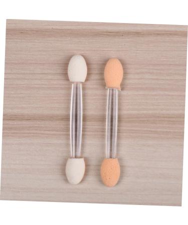 Housoutil 50pcs Two-color Eyeshadow Brush Eye Shadow Makeup Brushes Eyeshadow Cosmetic Woman Girl - Buy Online on SooperMarket.com
