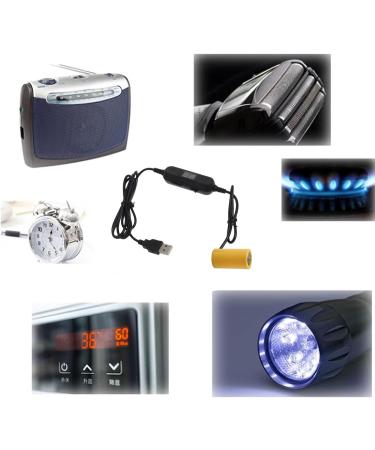 Buy Reusable USB to C Battery with LED Voltmeter - Replace 1-5 Pcs C Batteries | Eco-Friendly Power Solutions - Buy Online on SooperMarket.com
