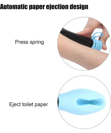 Bottom Buddy Toilet Tissue Wiping Aids Tools Long Reach Comfort Wiper Extends Your Reach Over 15" Grips Toilet Paper or Pre-Moistened Wipes(1#) - Buy Online on SooperMarket.com
