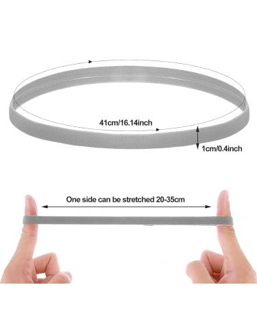 Buy Sularpek 6-Piece Elastic Hair Bands for Men & Women - Non-Slip Sports Headbands for Yoga Football & Jogging - Buy Online on SooperMarket.com