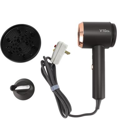 Negative Ionic Hair Dryer Quick Heat Up & Constant Temperature Lightweight Travel Hairdryer 4 Temps 2 Speeds Portable Home Hair Dryer for Home Travel (US Plug 110V) - Buy Online on SooperMarket.com