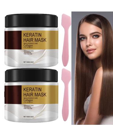 100ml Collages Hair Treatment Collages Hair Mask Deep Repair Conditioning argan oil collagen hair mask essence keratin hair treatment mask 5 seconds to restore soft hair (2PC-A)