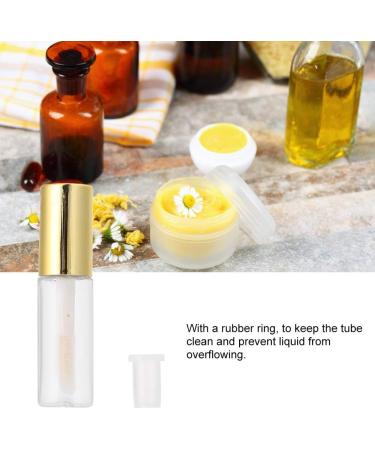 Mini Refillable Empty Lip Gloss Tubes Lipstick Container Dispenser Gold Portable For Traveling - Buy Online on SooperMarket.com
