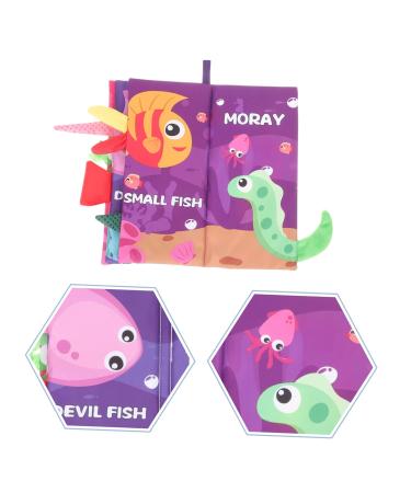 Abaodam 4-Piece Crumpled Fabric Book Set for Toddlers | Soft Baby & Children's Toys | Ideal Fabric Books for Young Kids - Buy Online on SooperMarket.com