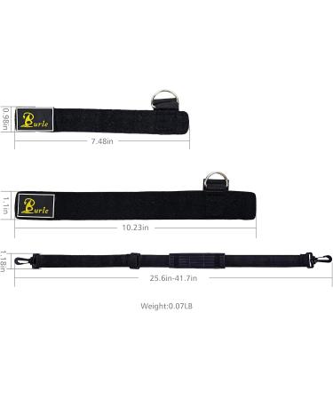 Adjustable Fishing Rod Carry Strap | Shoulder Belt Sling for Fishing Pole | Black Wrap - Buy Online on SooperMarket.com