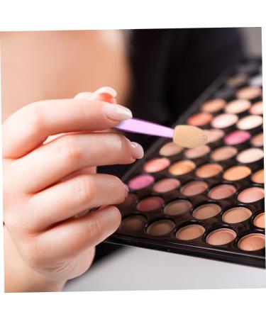 Baluue 50pcs Double Ended Eyeshadow Brush Eye Makeup Tools Makeup Eyeshadow Face Powder Kit Pink Plastic - Buy Online on SooperMarket.com