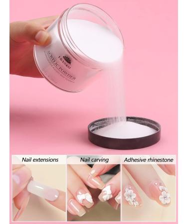 120g Clear Acrylic Powder by EBANKU - Professional Large Capacity Nail Extension Powder for Long-Lasting Nail Art - No Lamp Needed - Buy Online on SooperMarket.com