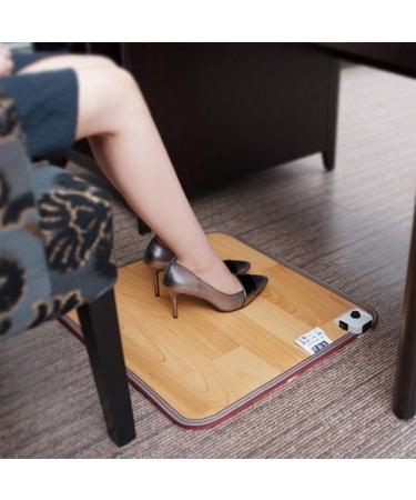 Warm Foot Treasure: Adjustable Plug-In Heated Foot Warmer - Waterproof 50x30cm for Home & Office - Buy Online on SooperMarket.com