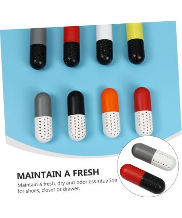 HomsfoU Shoe Deodorant Capsules - Antiperspirant Balls for Leather Shoes & Smell Relief | Dry Remedy for Shoe Odor Care - Buy Online on SooperMarket.com