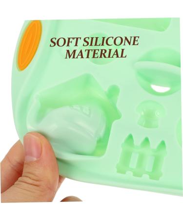 OUNONA 5pcs Baking Tools Mold for Baby Food Silicone Baby Food Molds Professional Silicone Mold DIY for Food Baby Food Silicone Mold Silicone Molds Milk Silica Gel Jelly Infant Products 15X12X3cmx5pcs Greenx5pcs - Buy Online on SooperMarket.com