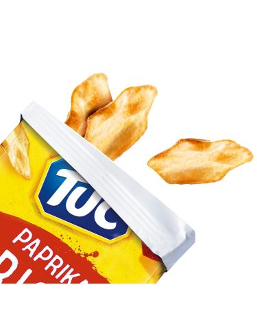 Tuc Crisp Paprika 6 x 100g | Salzb ck Large Pack | Extra Thin & Crispy Baked Crackers | International Shipping Available - Buy Online on SooperMarket.com