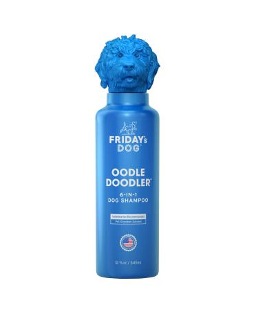 Fridays Dog Grooming - Dog Shampoo for a Clean, Healthy Coat - Shampoo Skin Soother for Dogs, Cleans and Deodorizes 12 oz Oodle Doodler Shampoo
