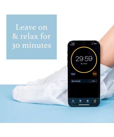 Epielle Relaxing Foot Masks (6pk) Melatonin + Lavender Extract | Deep Moisturizing, 100% Vegan & Cruelty-Free | Beauty Stocking Stuffers - Buy Online on SooperMarket.com