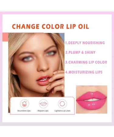 Magic Color Changing Lip Oil Bossup Cosmetics Color Changing Lip Oil Warm Change Moisturizing Bossup Color Changing Lip Oil (5Pcs) - Buy Online on SooperMarket.com