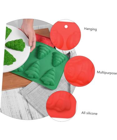 CIYODO Christmas Baking Molds Silicone Molds Gum Paste Molds Tool Trays DIY Handicraft Mold Crafts Fudge - Buy Online on SooperMarket.com