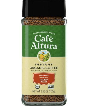 Cafe Altura Freeze Dried Instant Organic Coffee Original, 7.06 Oz (Pack Of 2)