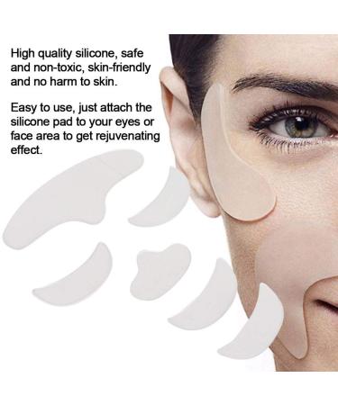 Rotekt Anti-Wrinkle Silicone Patch Pad Set for Forehead, Eyes, Chin - Skin Lifting & Reusable - 6Pcs - Buy Online on SooperMarket.com