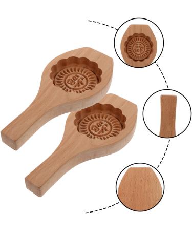 2pcs Supplies Mooncake Molds Pie Color Autumn Making Handmade Pastry for Pattern Bakery DIY Home Chinese Kitchen Chocolate Cooking Shape Lovely Bean Moon-Cake Pumpkin (Color : Wood Color Size : 22X 22X10.5CM Wood Color - Buy Online on SooperMarket.com