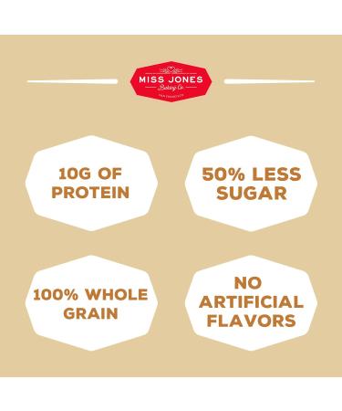 Miss Jones Baking Banana Bread & Muffin Mix - Whole Grains, 50% Less Sugar, Real Banana - Naturally Sweetened Desserts (1 Pack) - Buy Online on SooperMarket.com