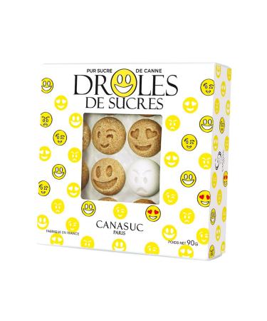 Canasuc Paris Window Gift Box - Assorted French Molded Sugar Smileys - 3.35 Oz - Buy Online on SooperMarket.com