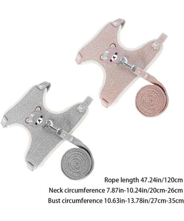 Shop Lumenty Adjustable Leash & Harness for Rabbits - 1.20m Breathable West Design for Small Pets | Ideal for Dwarf Rabbits & Cats - Buy Online on SooperMarket.com