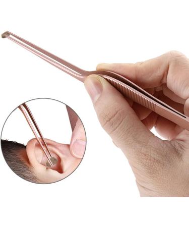 Healeved Ear Wax Removal Kit - 5 Pcs Earwax Remover Set in Rose Gold 14x1cm - Buy Online on SooperMarket.com