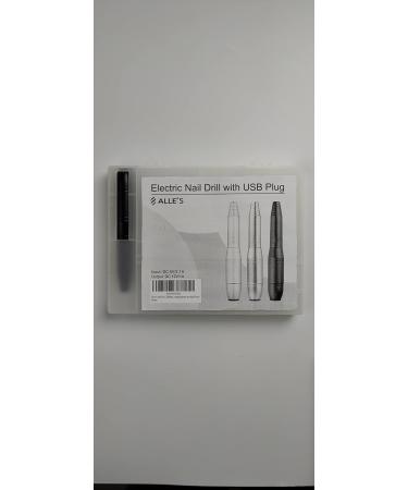 Electric Nail File 20000rpm Nail Drill for Acrylic Nails Gel Portable Manicure Pedicure Nail Drill Kit with Sanding Bands and Nail Drill Bits(Balck) 31 Count (Pack of 1) - Buy Online on SooperMarket.com