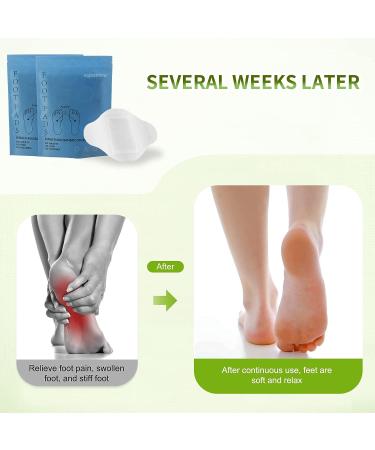 Detox Foot Pads | Bamboo Vinegar Deep Cleansing Patches for Foot Care - 14PCS | Relieve Stress, Improve Sleep, Relaxation - Buy Online on SooperMarket.com