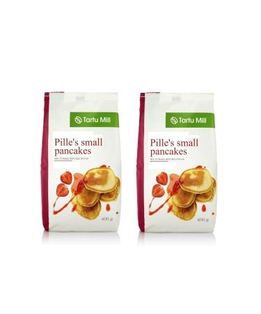 2x400g Thick Small Pancake Mix Instant Powder Dough Just add Water or Milk | Tartu Mill 0.8Kg