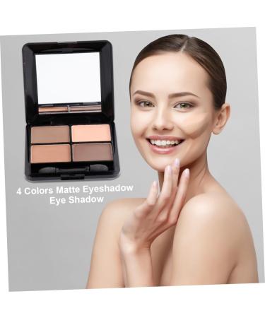 WOONEKY 4 Mirror Elegant Brown Eyeshadow Makeup Sponge Shadow Matte Eye with and Colors - Buy Online on SooperMarket.com