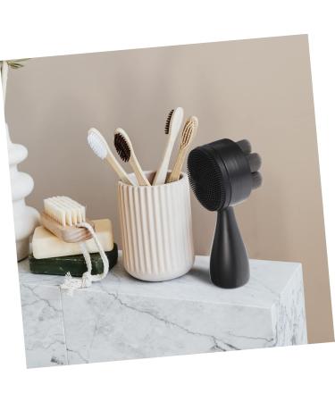 minkissy Manual Face Brush Manual Facial Brush Face Exfoliator Face Brush Black 12.5X5X5CM - Buy Online on SooperMarket.com