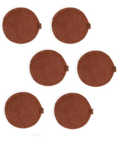 SWEET JULY Reusable Face Rounds - 100% Cotton Soft & Absorbent Eco-Friendly Skincare Includes Washable Bag (Pack of 7) - International Shipping Available - Buy Online on SooperMarket.com