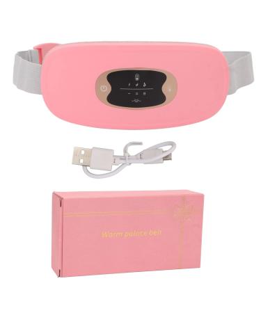 Menstruation heating pillows fast heating adjustable cord loose vibration massage electrically heated waist belt for women and girls