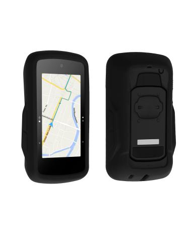 kwmobile case compatible with Bryton R750 SE - Silicone GPS bicycle case protective cover - in black