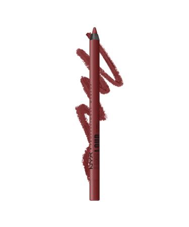 NYX Professional Makeup Lipliner Matte Finish Kiss-proof Colorfast and Smudge-proof Long-lasting Line Loud 1 No Wine-Ing